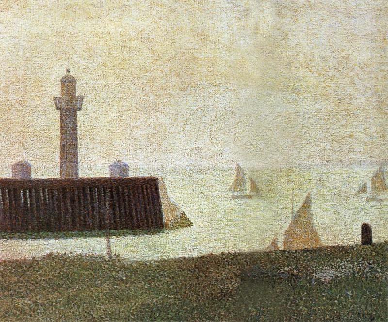 End of the Seawall, Georges Seurat